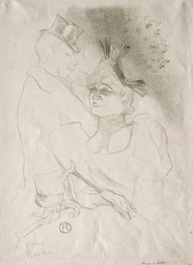 貸し手と男爵 作： Henri de Toulouse Lautrec