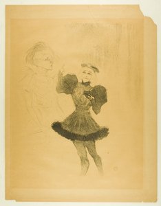 レンダーとラヴァリエール（『ラレタンの娘』所収 作： Henri de Toulouse Lautrec