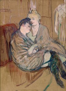 ふたり 作： Henri de Toulouse Lautrec
