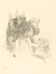 古い蝶 作： Henri de Toulouse Lautrec