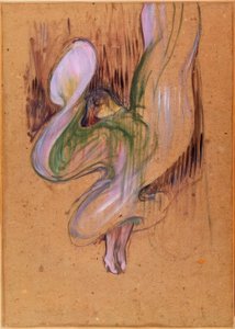 フォリーベルジェールでのロエフラー 作： Henri de Toulouse Lautrec