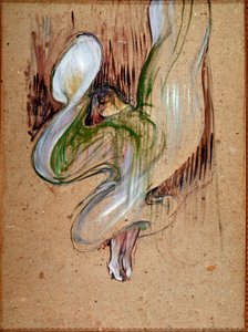フォリー・ベルジェールでのロイ・フラー 作： Henri de Toulouse Lautrec