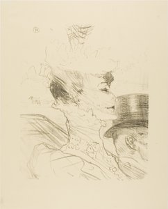 Treize Lithographies の Louise Balthy 作： Henri de Toulouse Lautrec