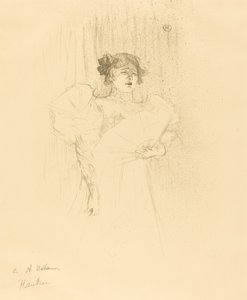 ルース・マイレスのフルフェイス 作： Henri de Toulouse Lautrec