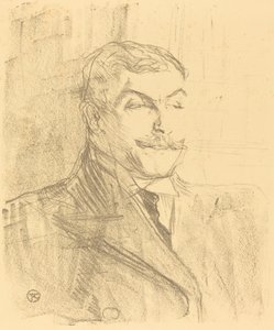 ルシアン・ギトリ、1896年。 作： Henri de Toulouse Lautrec