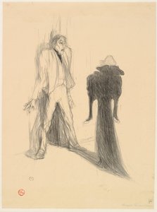 イメージの中のリュニェ・ポエとベルト・バディ 作： Henri de Toulouse Lautrec