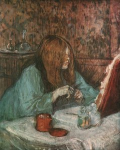 「トイレのマダム・ププール」、1898年、1952年。 作： Henri de Toulouse Lautrec