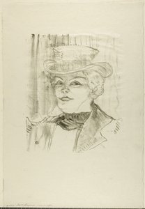 レジェーン夫人 作： Henri de Toulouse Lautrec