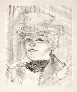 レジェーン夫人 作： Henri de Toulouse Lautrec