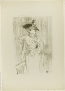 マドモアゼル・マルセル・レンダー、立っている 作： Henri de Toulouse Lautrec