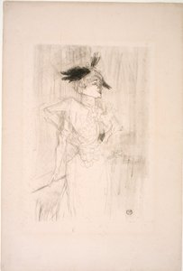 ミス・マーセル・レンダー、立っている 作： Henri de Toulouse Lautrec