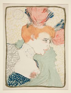 Mademoiselle Marcelle Lender, Bust (マドモアゼル・マルセル・レンダーの胸像) 作： Henri de Toulouse Lautrec