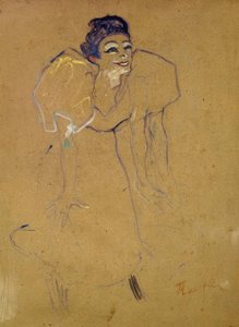 ポーラー嬢 作： Henri de Toulouse Lautrec