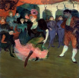 チルペリエボレロを踊るマルセルレンダー 作： Henri de Toulouse Lautrec