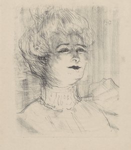 マリー・ルイーズ・マルシー、1898年、1898年。 作： Henri de Toulouse Lautrec