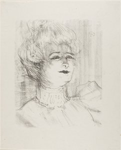 マリー＝ルイーズ・マーシー、トレイズ・リトグラフより 作： Henri de Toulouse Lautrec