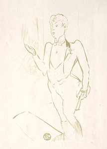 メアリーハミルトン、1893年。 作： Henri de Toulouse Lautrec