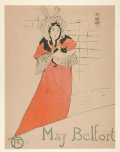 メイ・ベルフォート 作： Henri de Toulouse Lautrec
