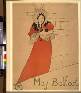 メイベルフォール、1895年 作： Henri de Toulouse Lautrec