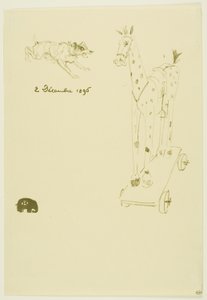 メニュー シルヴァン 作： Henri de Toulouse Lautrec