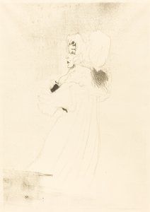 ミス メイ ベルフォート、大皿 ミス メイ ベルフォート、グランデ プランシュ、1895 年。 作： Henri de Toulouse Lautrec