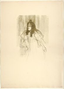 髪のミス・メイ・ベルフォート 作： Henri de Toulouse Lautrec