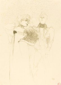 『マダム・サタン』のレンダー嬢『マダム・サタン』のレンダー嬢、1894年。 作： Henri de Toulouse Lautrec