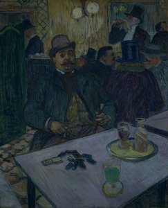 カフェのムッシュボワロー、1893年。 作： Henri de Toulouse Lautrec