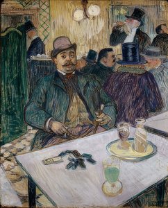 アイネムカフェのムッシュー・ボワロー。 1893 作： Henri de Toulouse Lautrec