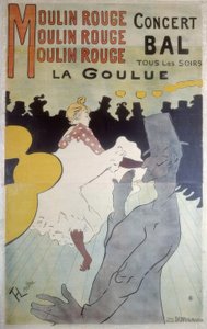 ムーランルージュ、ラグール 作： Henri de Toulouse Lautrec