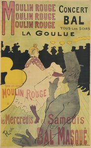 ムーランルージュ、ラグール、1891年 作： Henri de Toulouse Lautrec