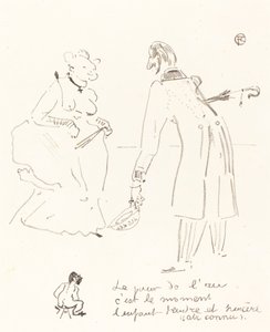 新年の挨拶 新年の賛辞、1897年。 作： Henri de Toulouse Lautrec