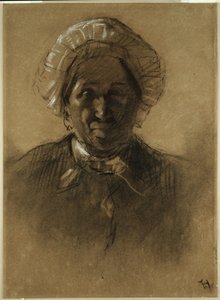 老婦人 作： Henri de Toulouse Lautrec