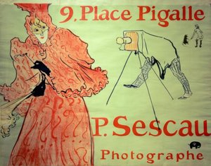 P.Sescau -写真家 作： Henri de Toulouse Lautrec
