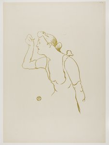 ポーラ・ブレビオン、『ル・カフェ・コンサート』より 作： Henri de Toulouse Lautrec