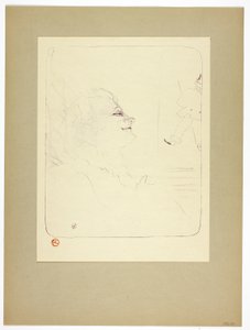 ペッシマ、イヴェット・ギルベールより3枚目 作： Henri de Toulouse Lautrec