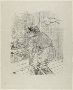 Treize Lithographies のポーリン 作： Henri de Toulouse Lautrec