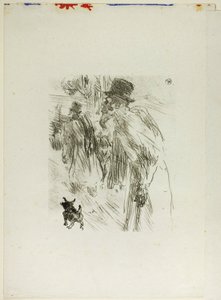 シナイのふもとからポーランドのユダヤ人、カールズバッド 作： Henri de Toulouse Lautrec