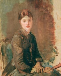 若い女性の肖像画