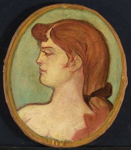 Rue d "Amboise House、1892年の女性の肖像 作： Henri de Toulouse Lautrec