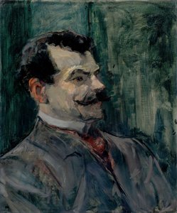 アンドレ・リヴォワール1872-1930の肖像 作： Henri de Toulouse Lautrec