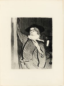アリスティド・ブルアンの肖像（『カフェ・コンサート』より 作： Henri de Toulouse Lautrec