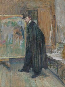 アンリノックの肖像、1897年 作： Henri de Toulouse Lautrec
