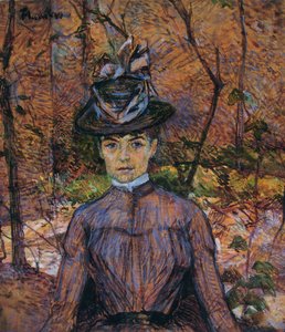 スザンヌヴァラドンの肖像1865-1938 作： Henri de Toulouse Lautrec