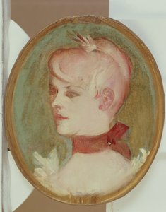 少女の肖像、1892 作： Henri de Toulouse Lautrec