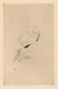 男の肖像男の肖像、1898年に1927年に印刷。 作： Henri de Toulouse Lautrec