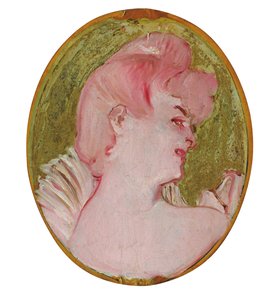 女性のポートレート 作： Henri de Toulouse Lautrec
