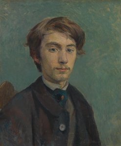 エミール・バーナードの肖像 作： Henri de Toulouse Lautrec