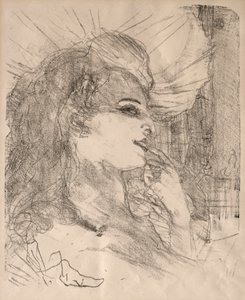 俳優と女優の肖像：13枚のリトグラフ：アンナヘルド、1898年。 作： Henri de Toulouse Lautrec