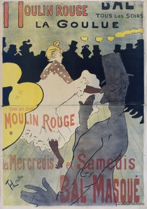 「ルムーランルージュ」のポスター、1891年